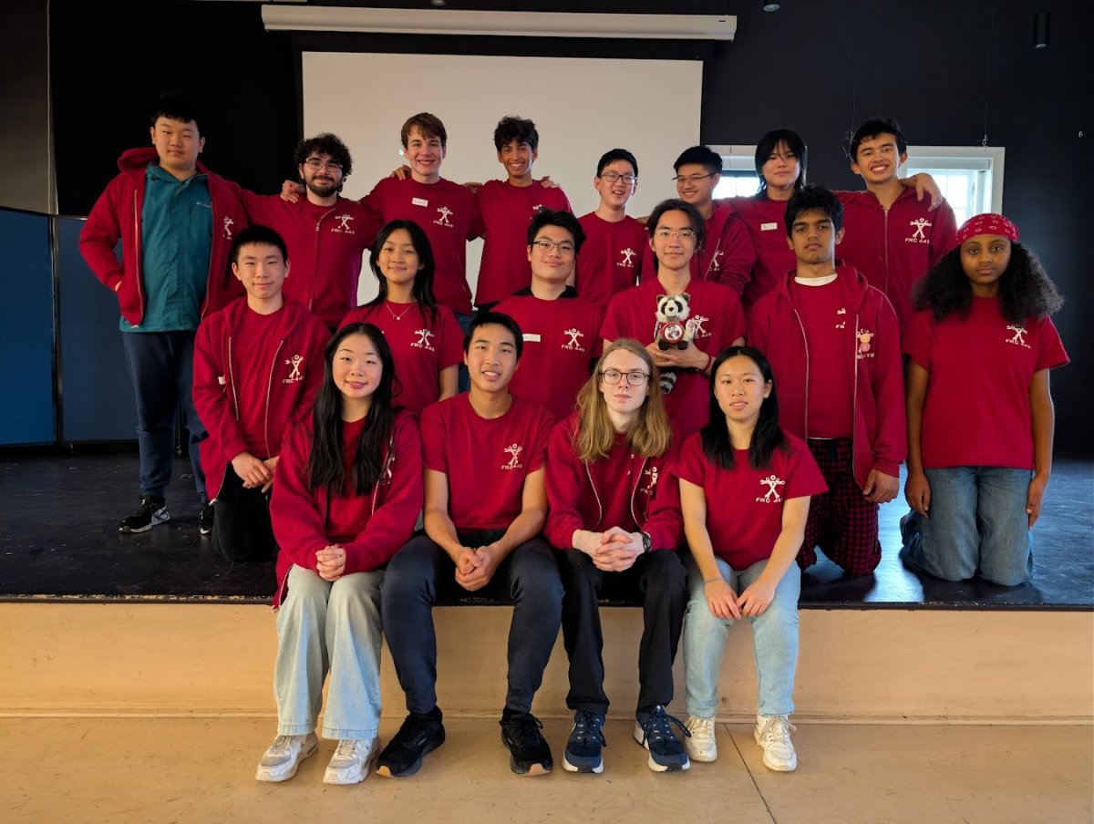 Team 449 leadership group photo, indoors